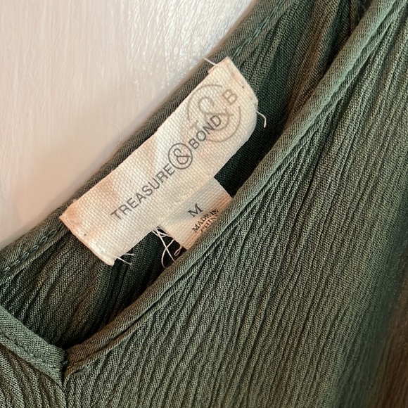 Olive Green Maxi Dress - Picture 4 of 4